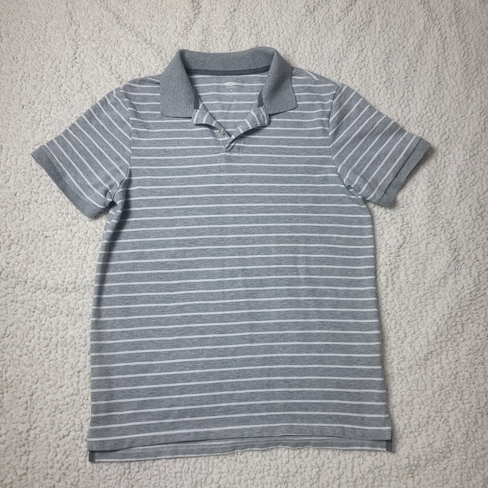 Men polo Shirt, Old Navy, size M, white and Grey